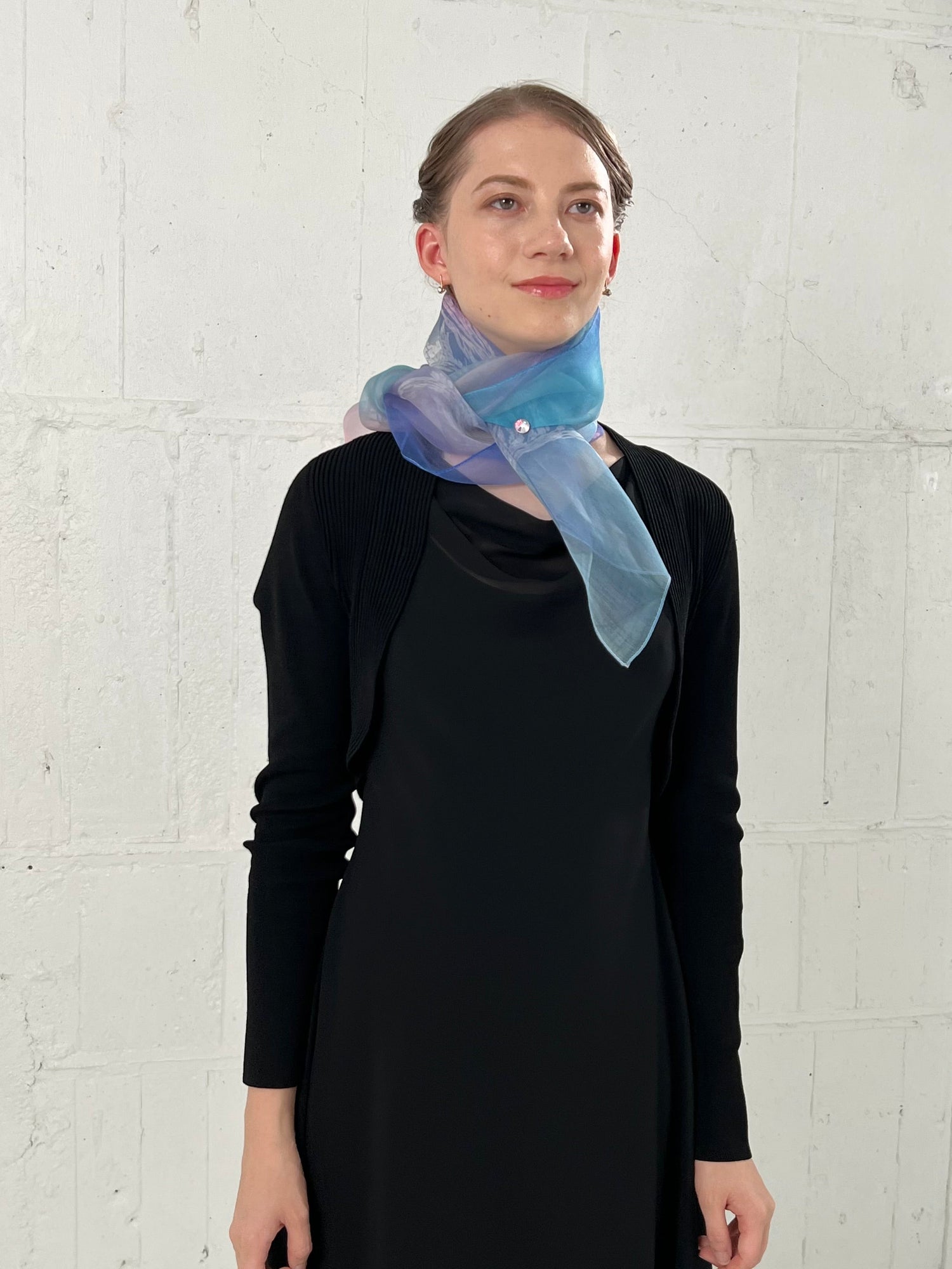 One-of-a-kind Hand dyed Made in Japan Silk scarf Gift Unique Best Seller luxury Best Gift Wearable Art Best Holiday Gift Trendy Accessories Unique Design Handwritten Scarves and Wraps Nature Inspired Fashion Accessories High Quality Elegant