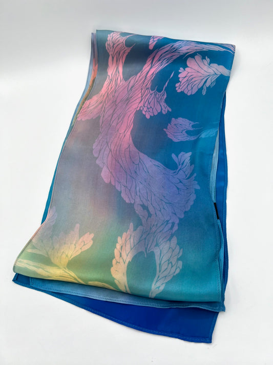 Hijab Large size One-of-a-kind Hand dyed Made in Japan Silk scarf Gift Unique Best Seller luxury Best Gift Wearable Art Best Holiday Gift Trendy Accessories Unique Design Handwritten Scarves and Wraps Nature Inspired Fashion Accessories High Quality Elegant スカーフ ヒジャブ ひじゃぶ 巻き方 アバヤ ユニクロ アクセサリー アレンジ 色 インド イスラム 女性 インドネシア UVカット エジプト おしゃれ 大きさ おみやげ プレゼント お店 ショップ 和柄 日本 柄 売ってる店 アラブ かわいい 可愛い カラフル どこで買う 着物 生地 着方 黒いヒジャブ 結婚式 コスプレ コーデ 購入 サリー  種類 シルク 専門店 日本製 サイズ チャドル 通販 店舗 巻き方 友禅  手染め ニカブ 布 かぶり方 販売 ハイブランド ファッション 服 服装 素材 お