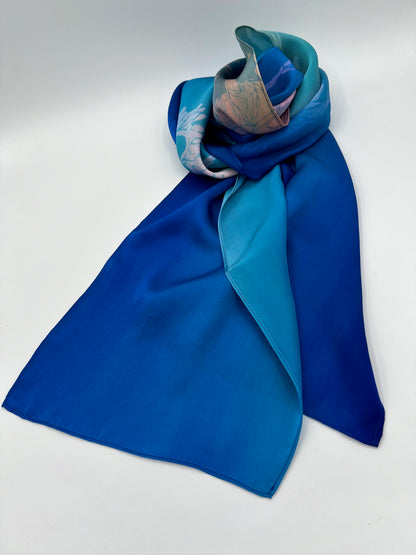 Hijab Large size One-of-a-kind Hand dyed Made in Japan Silk scarf Gift Unique Best Seller luxury Best Gift Wearable Art Best Holiday Gift Trendy Accessories Unique Design Handwritten Scarves and Wraps Nature Inspired Fashion Accessories High Quality Elegant スカーフ ヒジャブ ひじゃぶ 巻き方 アバヤ ユニクロ アクセサリー アレンジ 色 インド イスラム 女性 インドネシア UVカット エジプト おしゃれ 大きさ おみやげ プレゼント お店 ショップ 和柄 日本 柄 売ってる店 アラブ かわいい 可愛い カラフル どこで買う 着物 生地 着方 黒いヒジャブ 結婚式 コスプレ コーデ 購入 サリー  種類 シルク 専門店 日本製 サイズ チャドル 通販 店舗 巻き方 友禅  手染め ニカブ 布 かぶり方 販売 ハイブランド ファッション 服 服装 素材 お