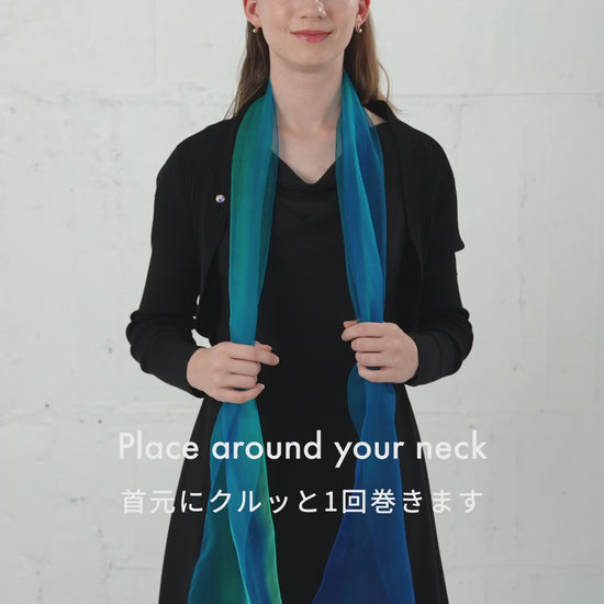 Hijab Large size One-of-a-kind Hand dyed Made in Japan Silk scarf Gift Unique Best Seller luxury Best Gift Wearable Art Best Holiday Gift Trendy Accessories Unique Design Handwritten Scarves and Wraps Nature Inspired Fashion Accessories High Quality Elegant スカーフ ヒジャブ ひじゃぶ 巻き方 アバヤ ユニクロ アクセサリー アレンジ 色 インド イスラム 女性 インドネシア UVカット エジプト おしゃれ 大きさ おみやげ プレゼント お店 ショップ 和柄 日本 柄 売ってる店 アラブ かわいい 可愛い カラフル どこで買う 着物 生地 着方 黒いヒジャブ 結婚式 コスプレ コーデ 購入 サリー  種類 シルク 専門店 日本製 サイズ チャドル 通販 店舗 巻き方 友禅  手染め ニカブ 布 かぶり方 販売 ハイブランド ファッション 服 服装 素材 お